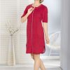 Damenmode BADER | Hauskleid Mit Schmucksteinzier