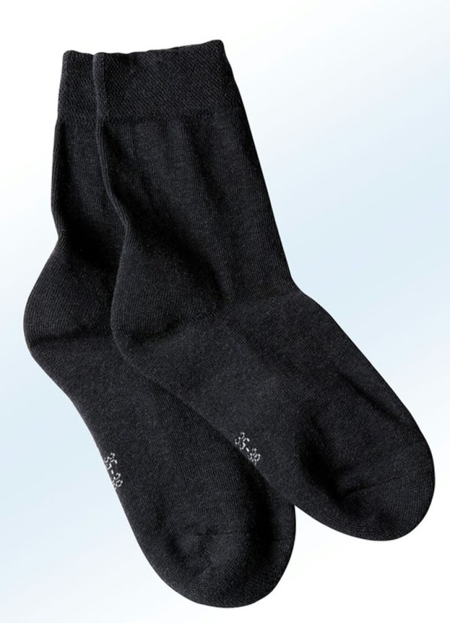 Wasche BADER | Sechserpack Socken Mit Weicher Innensohle
