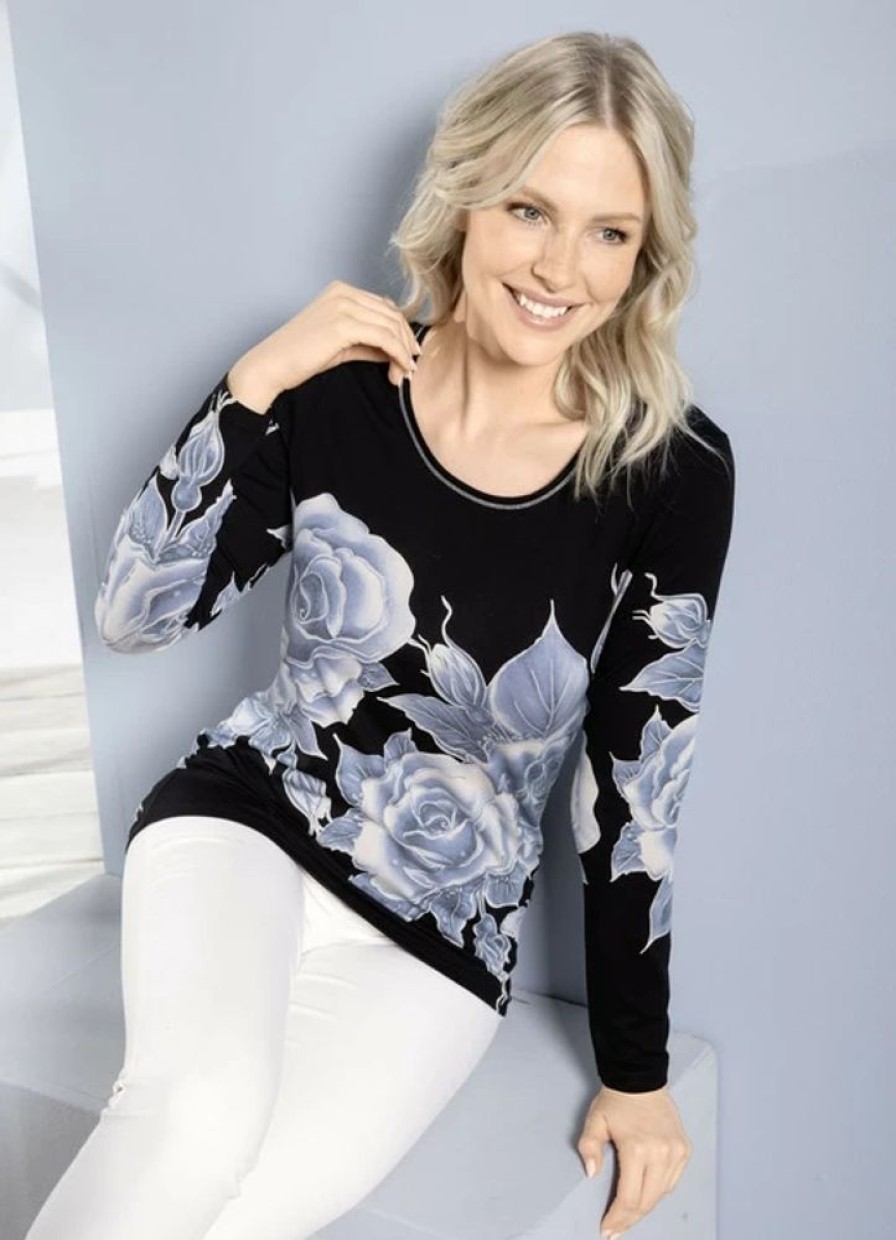 Damenmode BADER | Shirt Mit Flatlock-Naht