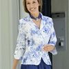 Damenmode BADER | Blusenblazer Mit Schulterpolster