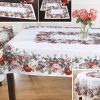 Dekoration BADER | Aussdrucksstarke Tischdecke Mit Bezauberndem Rosen-Dessin