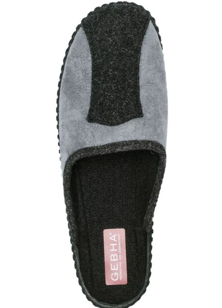 Herrenmode BADER | Pantoffel Aus Weichem Veloursmaterial