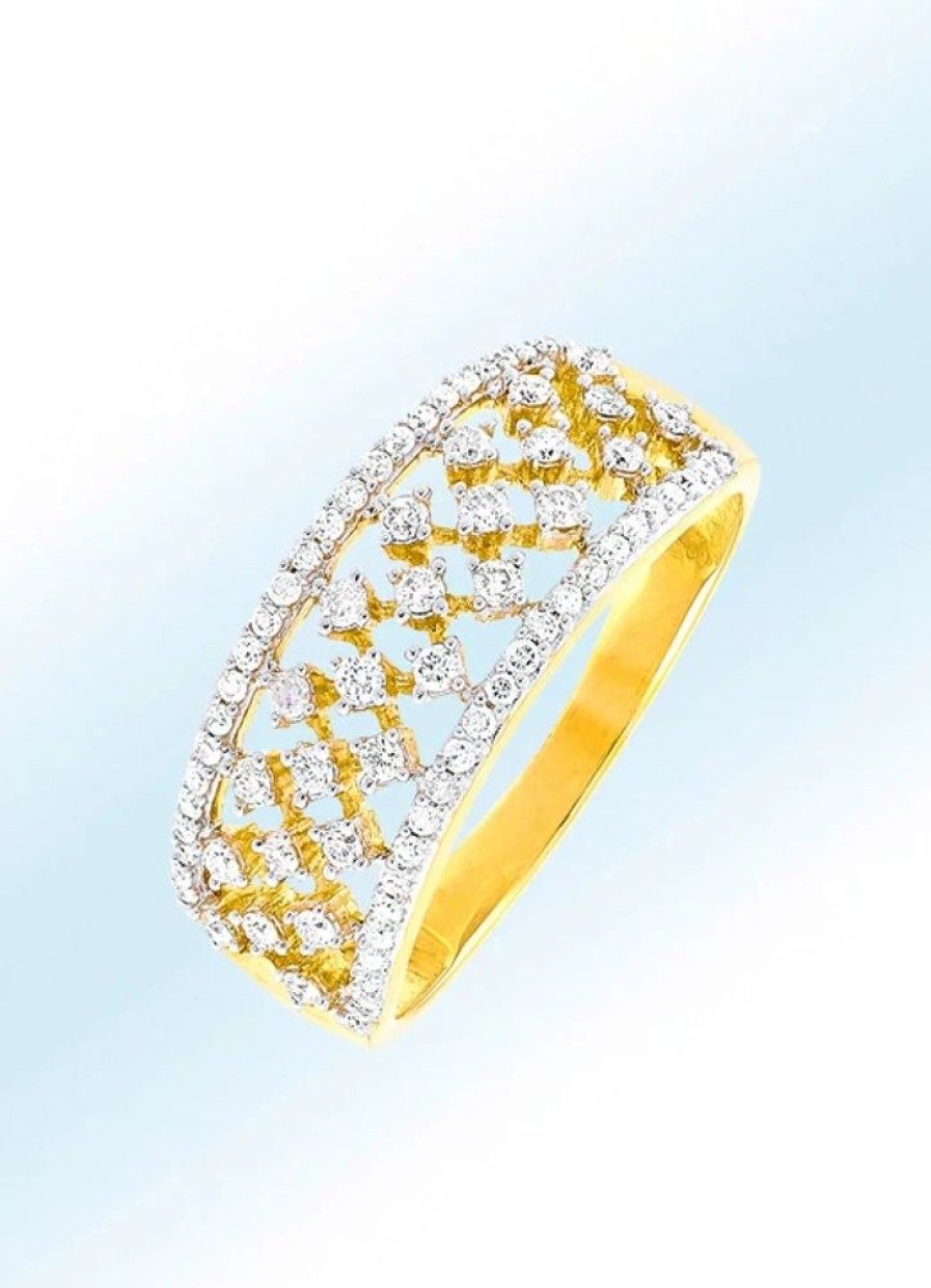 Schmuch&Uhren BADER | Damenring Mit 74 Diamanten