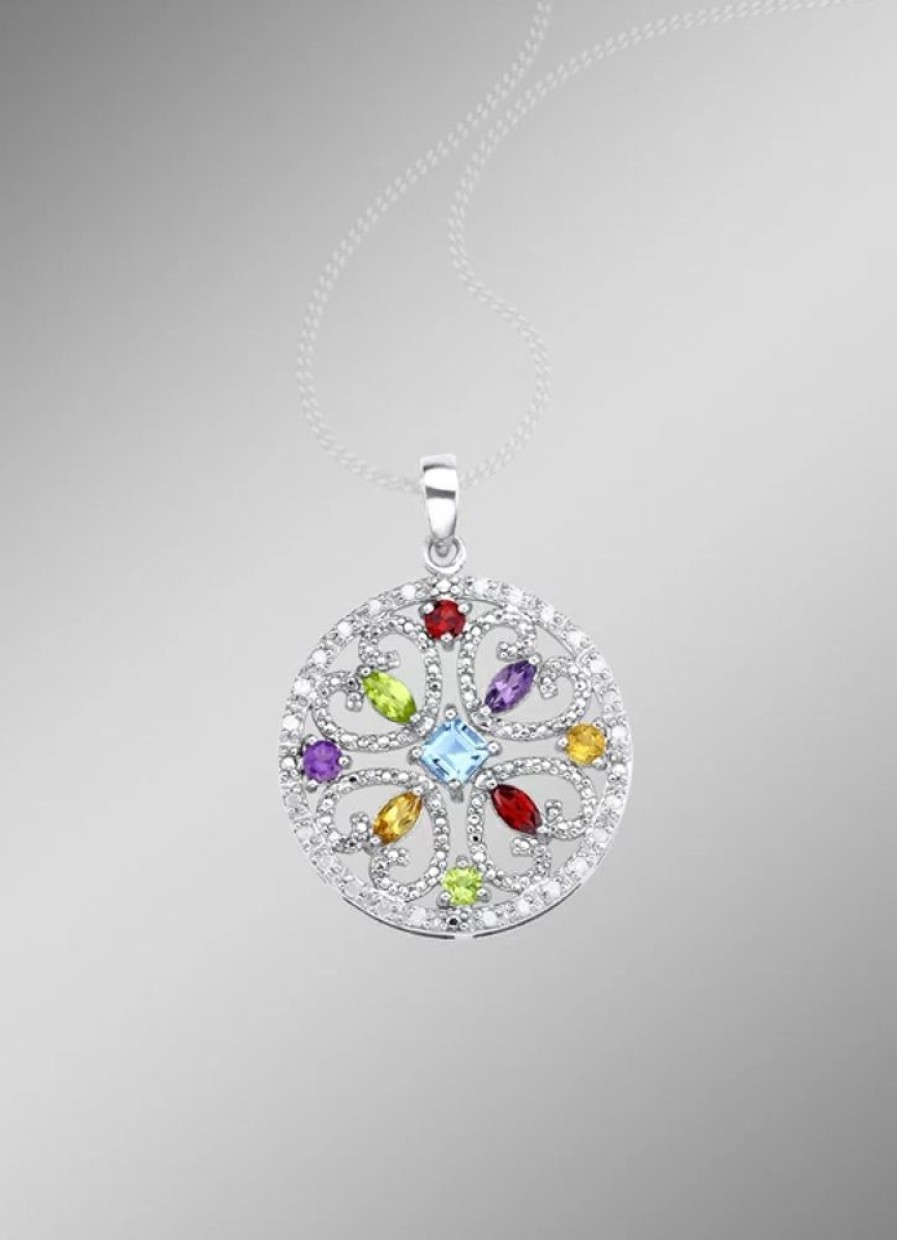 Schmuch&Uhren BADER | Anhanger Mit Diamanten Und Edelsteinen