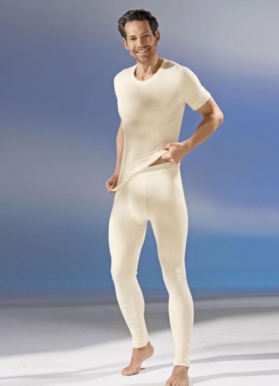 Wasche BADER | Unterhose, Lang, Mit Angora, In Ecru