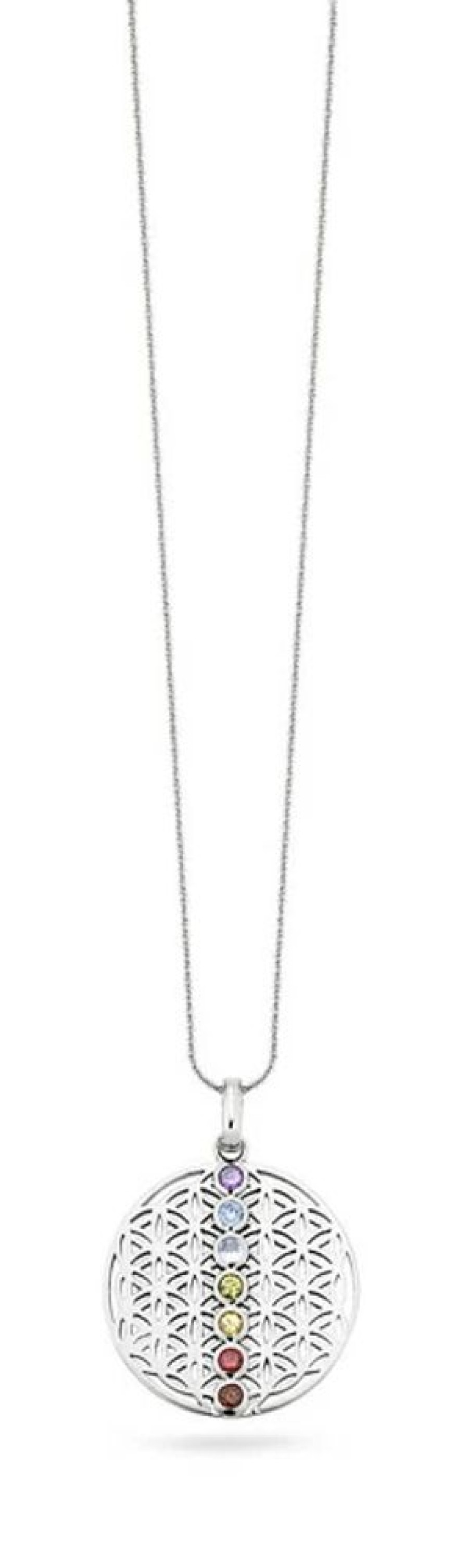 Schmuch&Uhren BADER | Chakra Anhanger Aus Silber Mit Edelsteinen