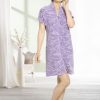 Damenmode BADER | Herrliches Hauskleid Mit Durchgehendem Reisverschluss