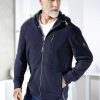 Herrenmode BADER | Fleecejacke Mit Kapuze