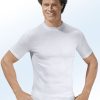 Herrenmode BADER | Mey Noblesse Zweierpack Shirts Aus Feinripp, Weis