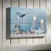 Dekoration BADER | Maritime Wanduhr Mit Led-Beleuchtung