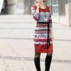 Damenmode BADER | Kleid Mit Bindegurtel