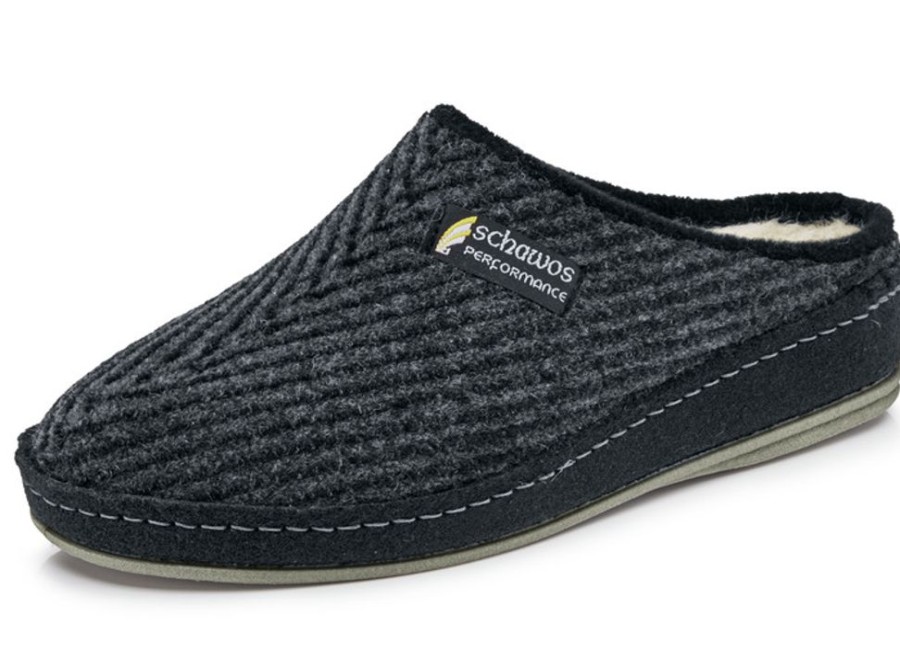 Herrenmode BADER | Pantoffel In Cord-Optik