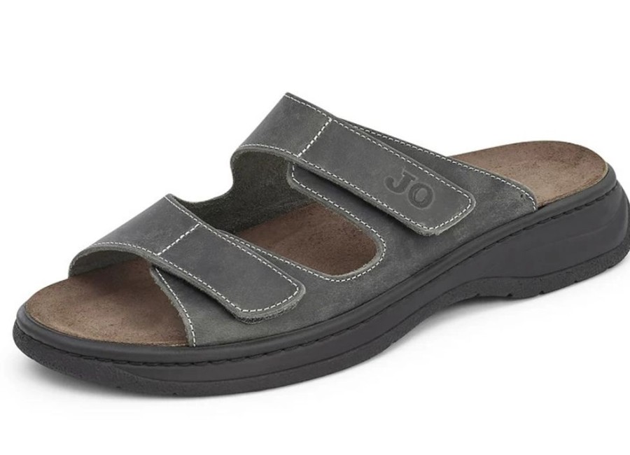 Herrenmode BADER | Pantolette Mit Antik-Finish