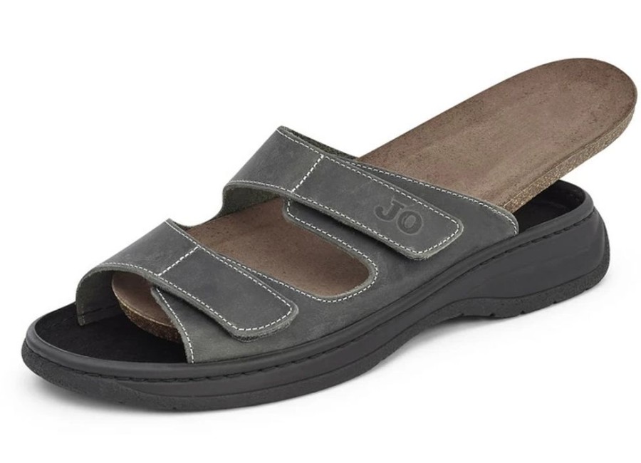 Herrenmode BADER | Pantolette Mit Antik-Finish