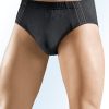 Herrenmode BADER | Viererpack Slips, Uni Mit Seitlichen Kontrasten
