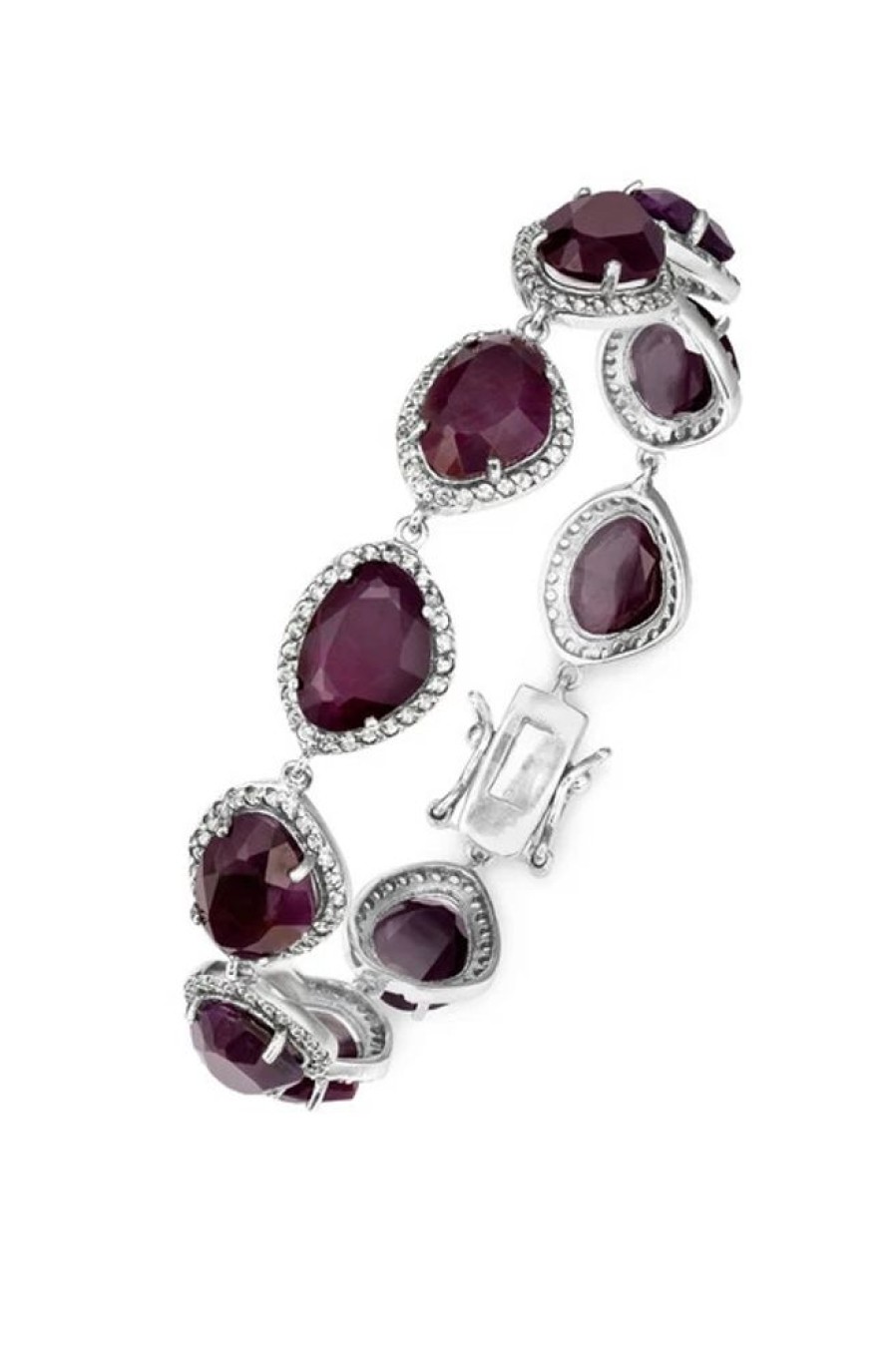 Schmuch&Uhren BADER | Armband Mit Echt Rubin Und Echt Weistopas