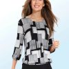 Damenmode BADER | Shirt-Tunika Mit Schmuckknopfen