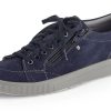 Damenmode BADER | Schnurschuh Aus Hochwertigem Rind-Veloursleder