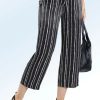Damenmode BADER | Culotte In Aktueller Streifendessnierung