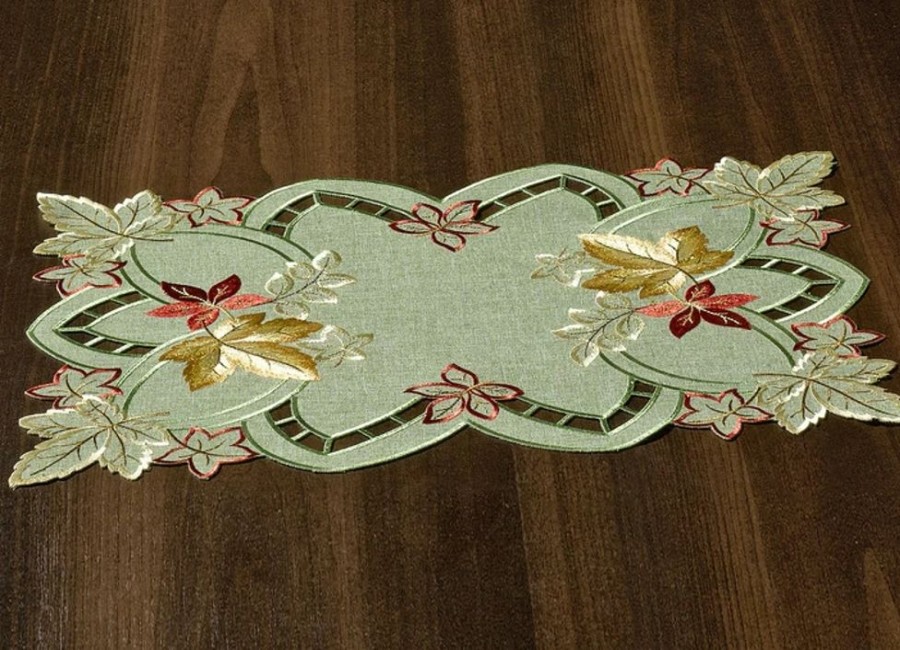 Dekoration BADER | Tisch- Und Raumdekoration Mit Herbstlicher Stickerei