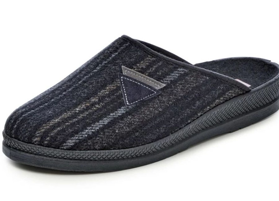 Herrenmode BADER | Pantoffel Mit Anatomisch Geformtem Fusbett