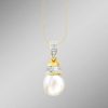 Schmuch&Uhren BADER | Anhanger Diamanten Und Suswasser-Zuchtperle