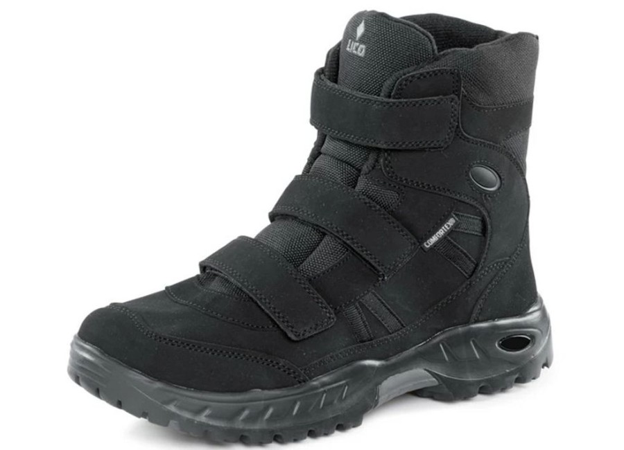 Herrenmode BADER | Stiefelette Aus Nubuk- Und Textilmaterial