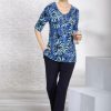 Damenmode BADER | Hausanzug Mit Bequemem Dehnbund