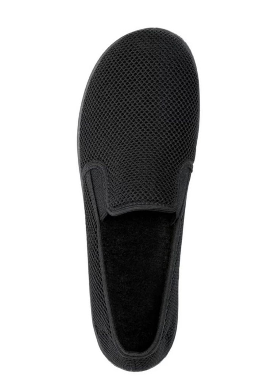 Herrenmode BADER | Hausschuh Aus Luftigem, Elastischem Textilmaterial