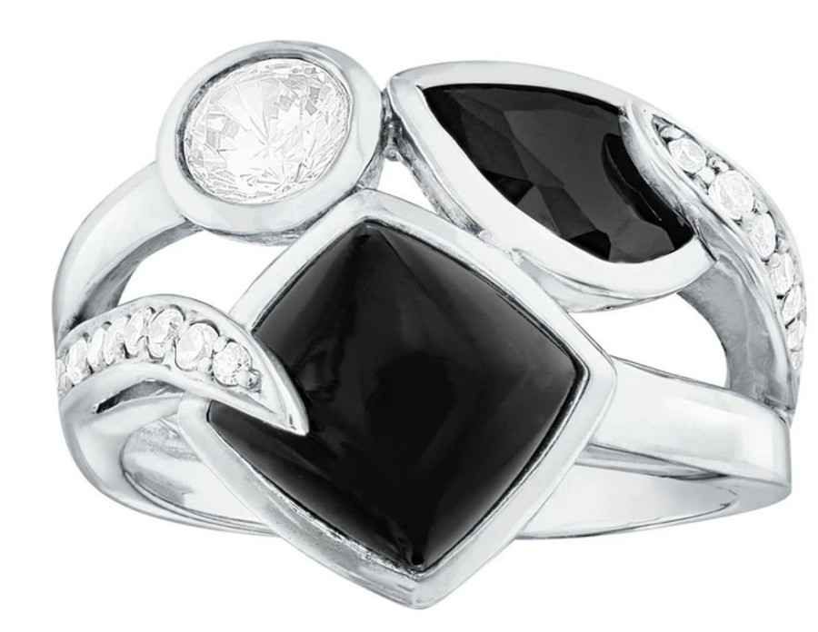 Schmuch&Uhren BADER | Massiver Damenring Mit Onyx