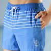 Herrenmode BADER | Badeshorts Mit Sreifendessin, Microfaser