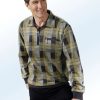 Herrenmode BADER | Einzigartiges Poloshirt Mit Karo-Dessin